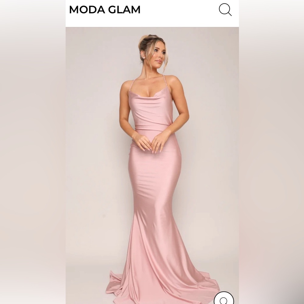 MODA GLAM. Blush. Gown.